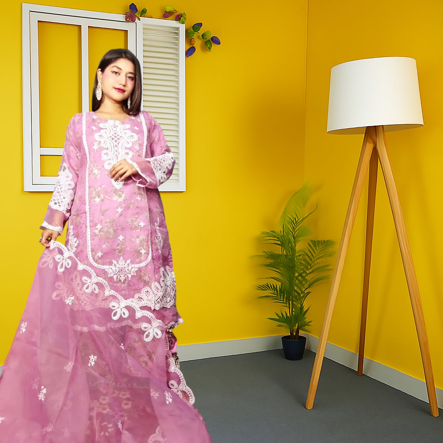 Pakistani Tawakkal Branded designed butique Dress – নতুন লুক!