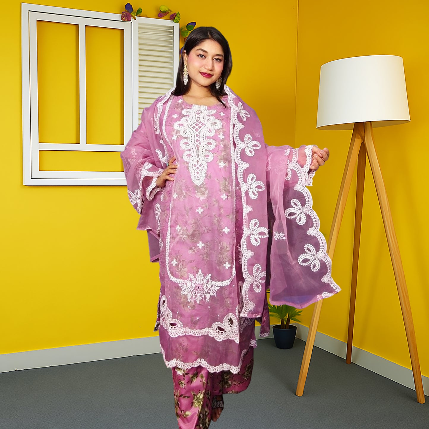 Pakistani Tawakkal Branded designed butique Dress – নতুন লুক!