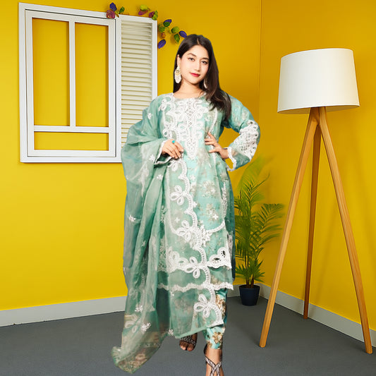 Pakistani Tawakkal Branded designed butique Dress – নতুন লুক!