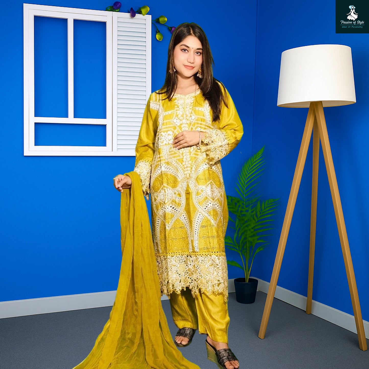 ✨ পাকিস্তানি "Maria B" ডিজাইনার রেডি স্টিচ থ্রি পিস ✨