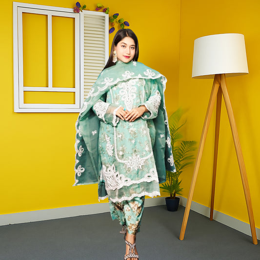 Pakistani Tawakkal Branded designed butique Dress – নতুন লুক!