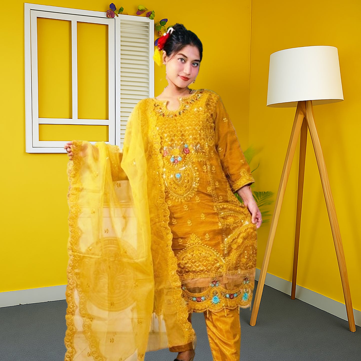 পাকিস্তানী ডিজাইনার বুটিক ড্রেস।